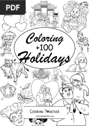 Holidays Coloring Book