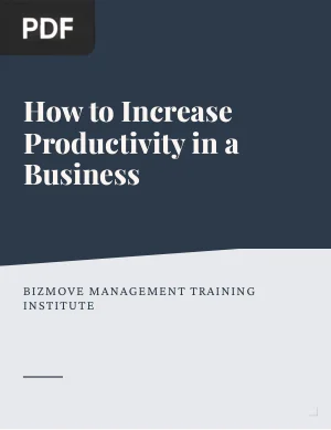 How to Increase Productivity in a Business
