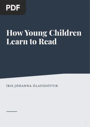 How Young Children Learn to Read