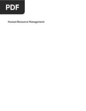 Human Resource Management