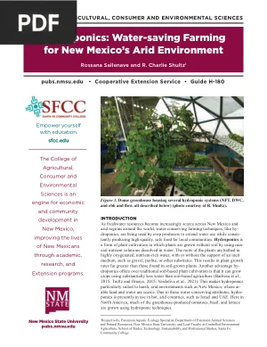 Hydroponics: Water-saving Farming for Arid Environments