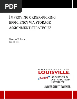 Improving Order-Picking Efficiency via Storage Assignment Strategies