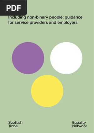 Including non-binary people: guidance for service providers and employers