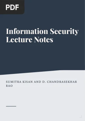 Information Security Lecture Notes