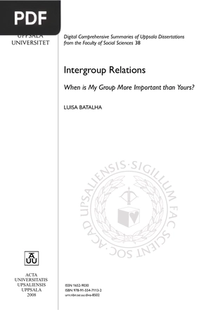 Intergroup Relations