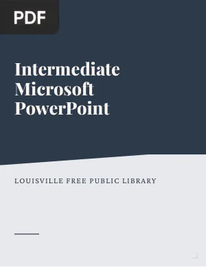 Intermediate Microsoft PowerPoint