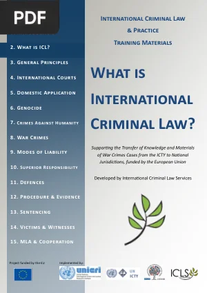 International Criminal Law and Practice Training Materials