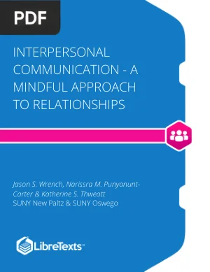 Interpersonal Communication: A Mindful Approach to Relationships