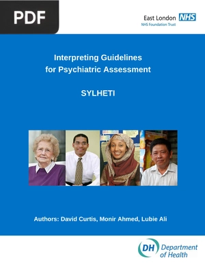 Interpreting Guidelines for Psychiatric Assessment