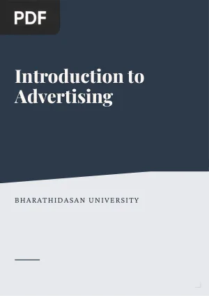 Introduction to Advertising