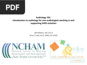 Introduction to Audiology