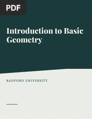 Introduction to Basic Geometry