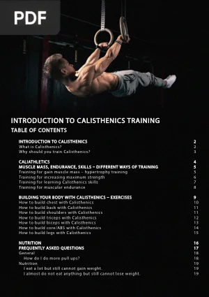 Introduction to Calisthenics Training