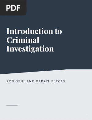Introduction to Criminal Investigation