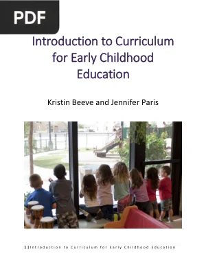 Introduction to Curriculum for Early Childhood Education