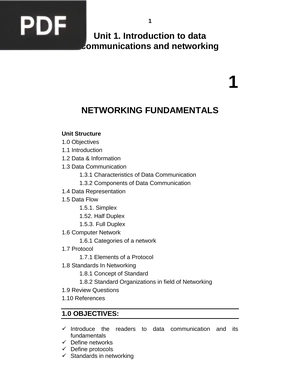 Introduction to Data Communications and Networking