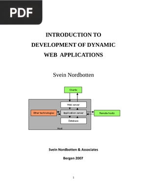 Introduction to Development of Dynamic Web Applications