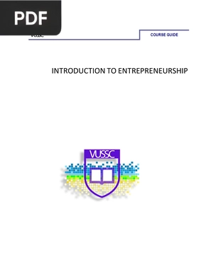 Introduction to Entrepreneurship
