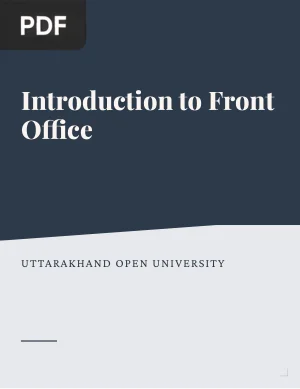 Introduction to Front Office