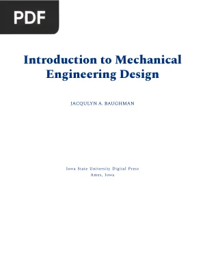 Introduction to Mechanical Engineering Design