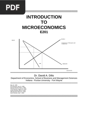 Introduction to microeconomics