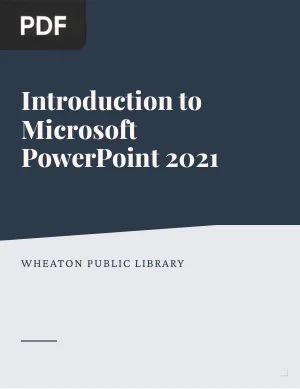 Introduction to Microsoft PowerPoint 2021