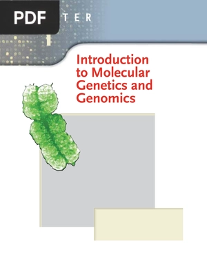 Introduction to Molecular Genetics and Genomics