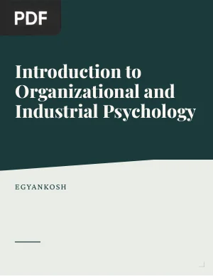 Introduction to Organizational and Industrial Psychology