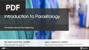 Introduction to Parasitology