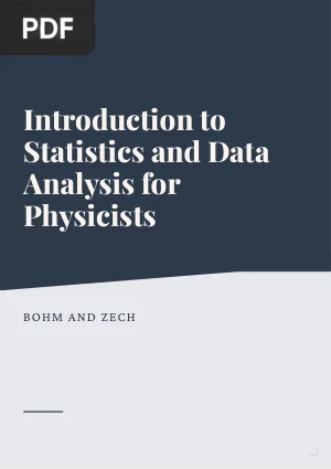 Introduction to Statistics and Data Analysis for Physicists
