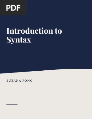 Introduction to Syntax