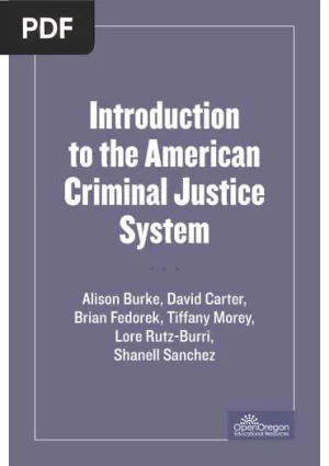 Introduction to the American Criminal Justice System