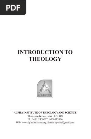 Introduction to Theology
