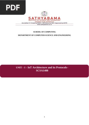 IoT Architecture and its Protocols