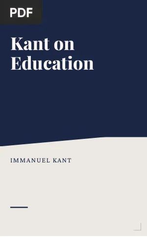 Kant on Education