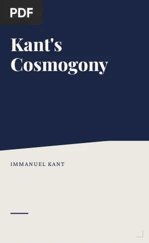 Kant's Cosmogony