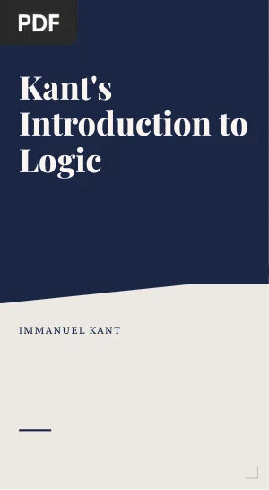Kant's Introduction to Logic