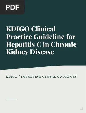 KDIGO Clinical Practice Guideline for Hepatitis C in Chronic Kidney Disease