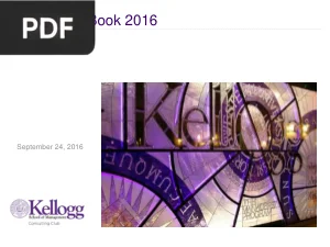 Kellogg Case Book 2016