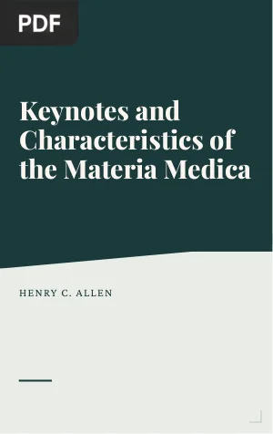 Keynotes and Characteristics of the Materia Medica