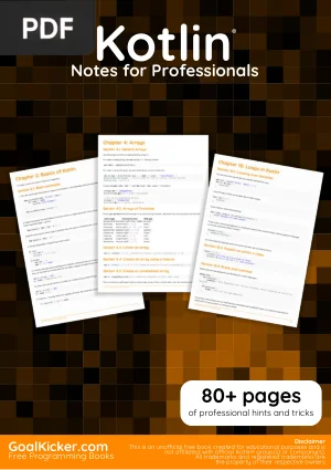 Kotlin Notes for Professionals