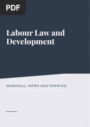Labour law and development: Creating an enabling regulatory environment and encouraging formalisation