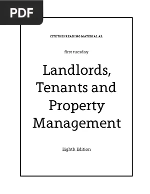 Landlords, Tenants and Property Management