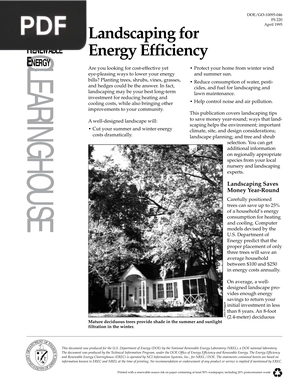Landscaping for Energy Efficiency