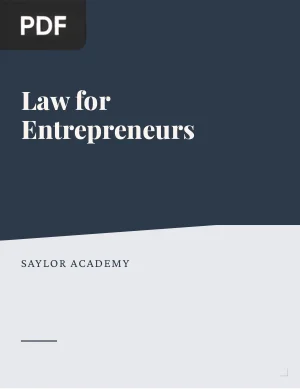 Law for Entrepreneurs