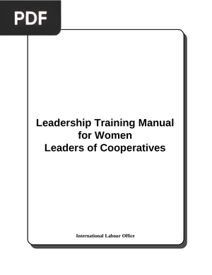 Leadership Training Manual for Women Leaders of Cooperatives