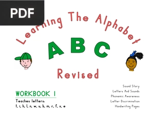 Learning The Alphabet ABC - Workbook 1