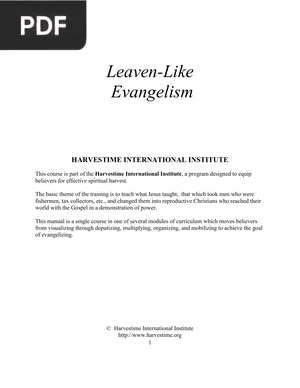 Leaven-Like Evangelism