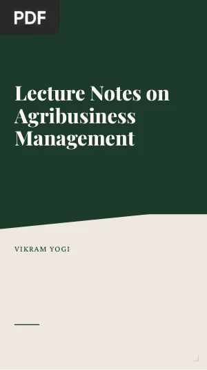 Lecture Notes on Agribusiness Management