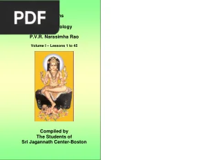 Lessons On Vedic Astrology Vol. I